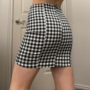 Free People Plaid Skirt